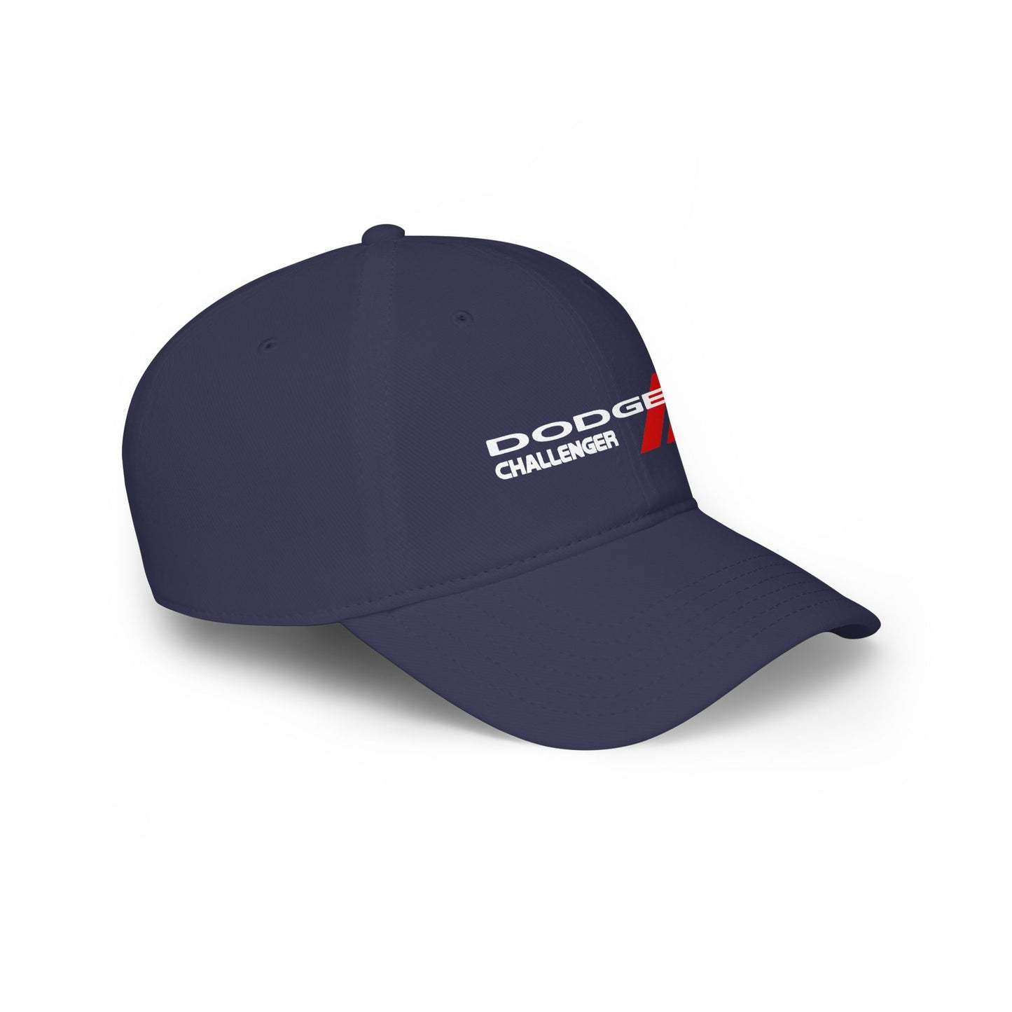Dodge Challenger Low Profile Baseball Cap – Red Racing Logo Hat