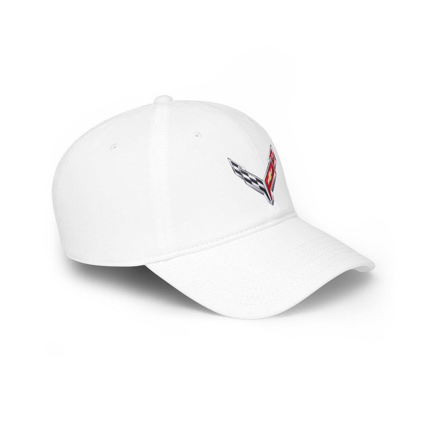 Corvette Emblem Baseball Cap — Low Profile Racing Hat