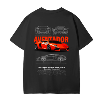 RED AVENTADOR Unisex Seamless Cotton T-Shirt
