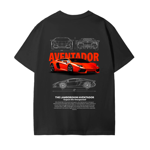 RED AVENTADOR Unisex Seamless Cotton T-Shirt