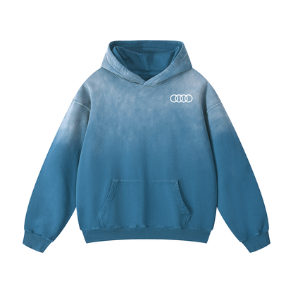 RED R8 Heavyweight Sunfade Oversized Hoodie