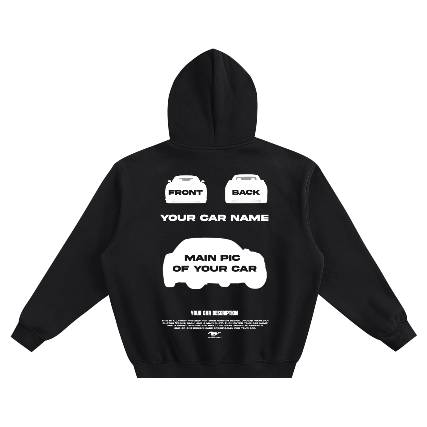 Personalized Car Boxy Hoodie