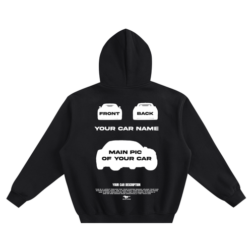Personalized Car Boxy Hoodie