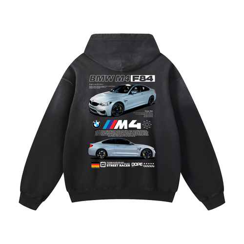 M4 F84 Heavyweight Sunfade Oversized Hoodie