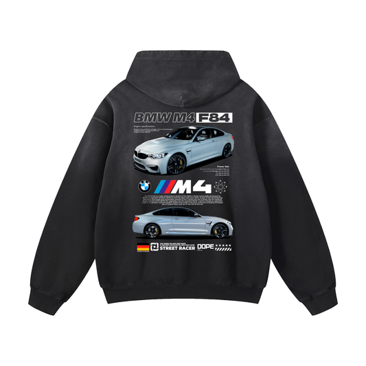 M4 F84 Heavyweight Sunfade Oversized Hoodie