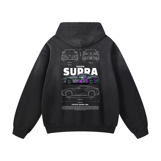 A90 MK5 Heavyweight Sunfade Oversized Hoodie