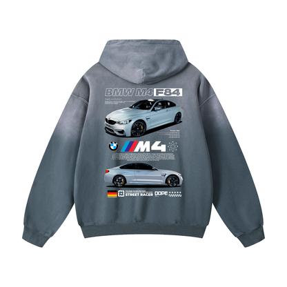 M4 F84 Heavyweight Sunfade Oversized Hoodie