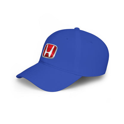 Honda Logo Baseball Cap — Red Low Profile Car Enthusiast Hat
