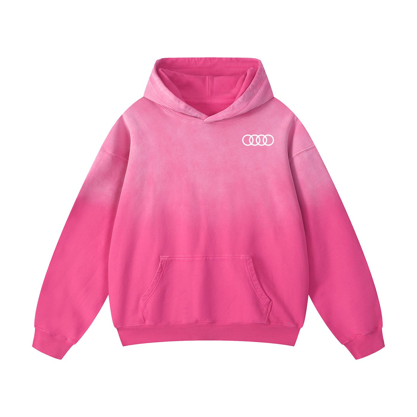 BLUE R8 Heavyweight Sunfade Oversized Hoodie