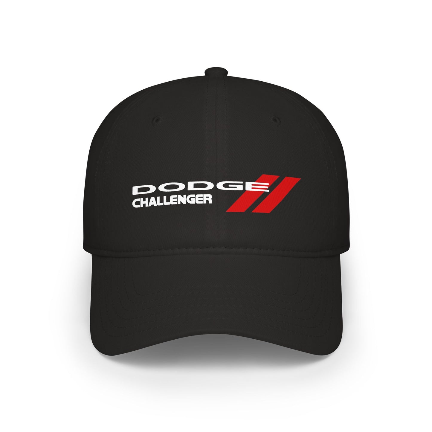 Dodge Challenger Low Profile Baseball Cap – Red Racing Logo Hat