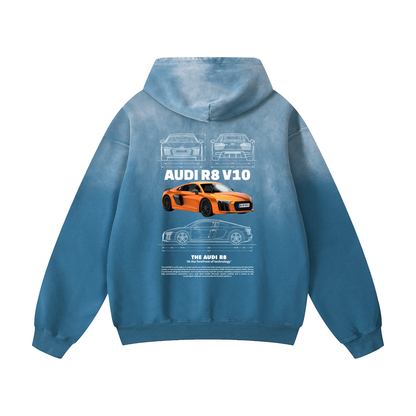 ORANGE R8 Heavyweight Sunfade Oversized Hoodie