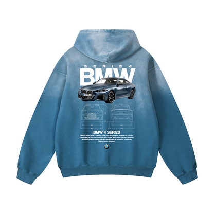 SERIE 4 Heavyweight Sunfade Oversized Hoodie