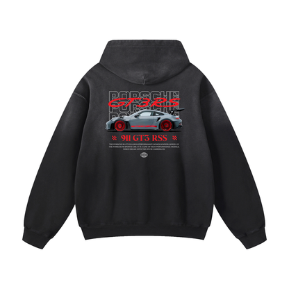 GT3RS Heavyweight Sunfade Oversized Hoodie