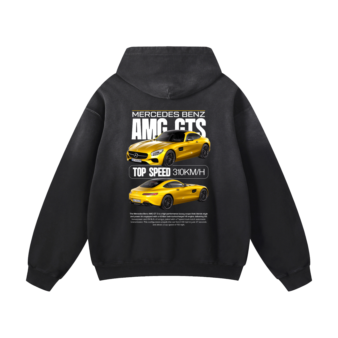 GOLD AMG Heavyweight Sunfade Oversized Hoodie