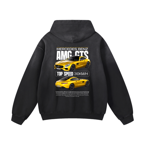 GOLD AMG Heavyweight Sunfade Oversized Hoodie