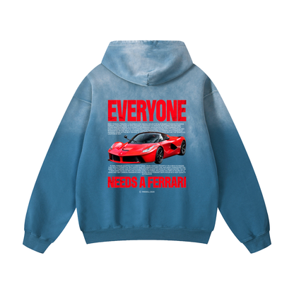ENF V1 Heavyweight Sunfade Oversized Hoodie