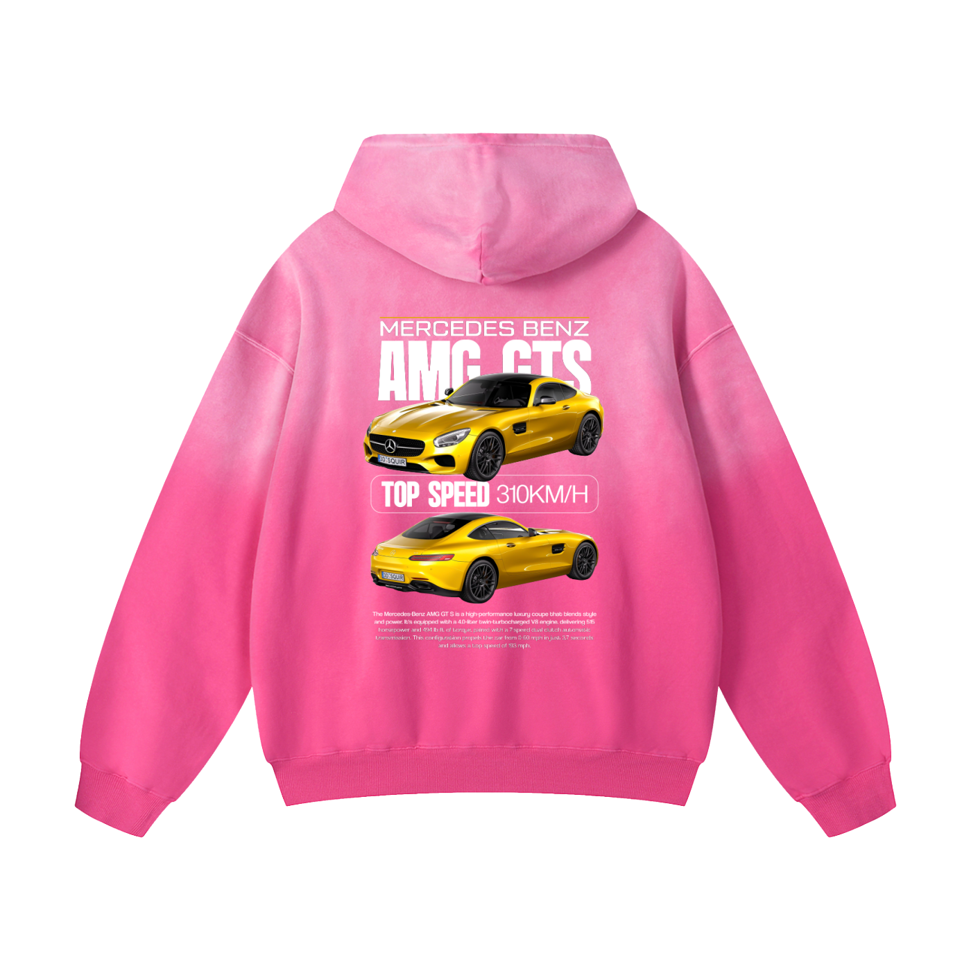 GOLD AMG Heavyweight Sunfade Oversized Hoodie