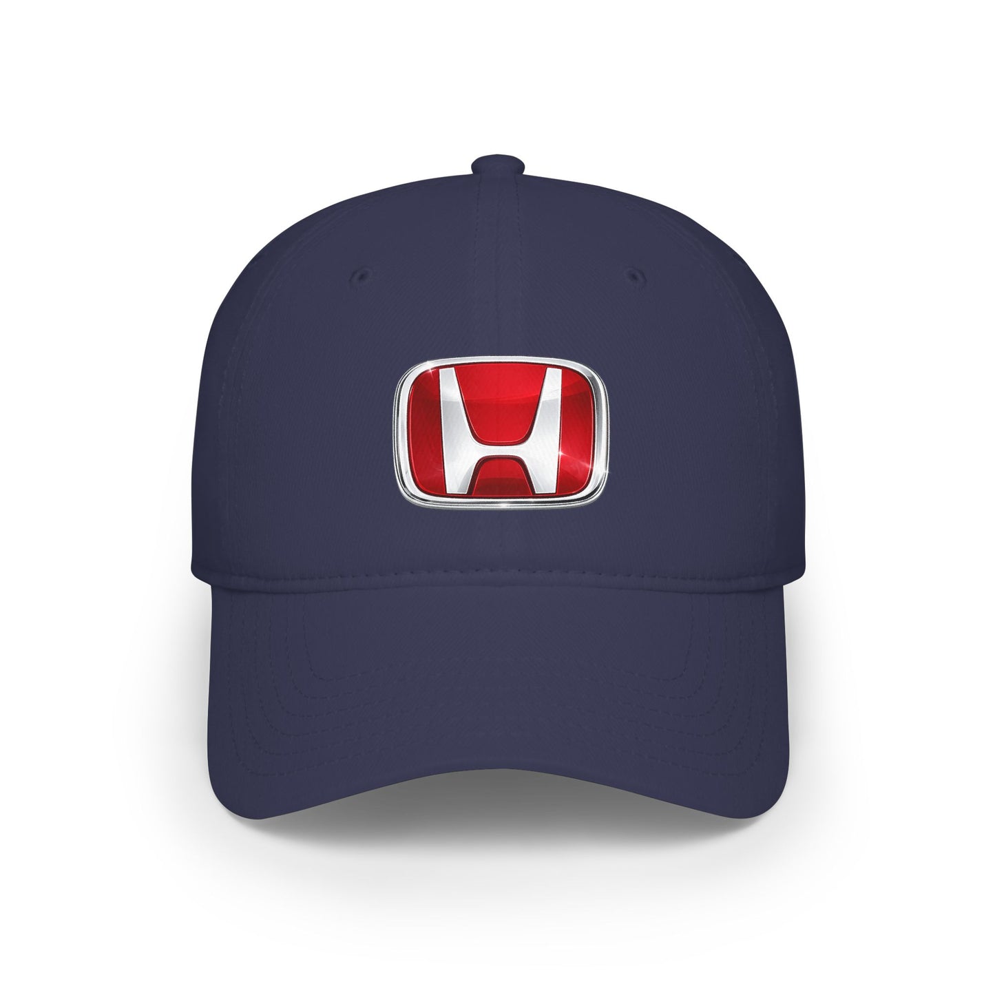 Honda Logo Baseball Cap — Red Low Profile Car Enthusiast Hat