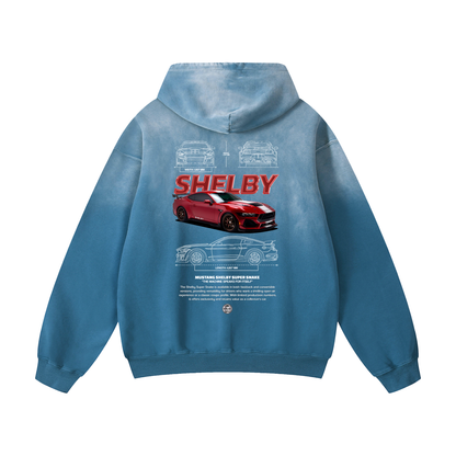 S650 SHELLBY GT 500 Heavyweight Sunfade Oversized Hoodie