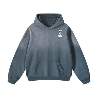 BLUE SHELLBY GT500 Heavyweight Sunfade Oversized Hoodie