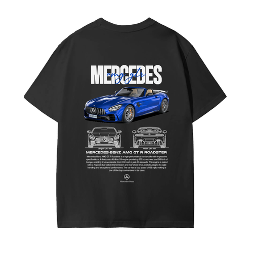 BLUE AMG GT Unisex Seamless Cotton T-Shirt