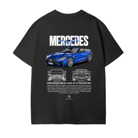 BLUE AMG GT Unisex Seamless Cotton T-Shirt