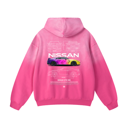 GTR NISMO Heavyweight Sunfade Oversized Hoodie
