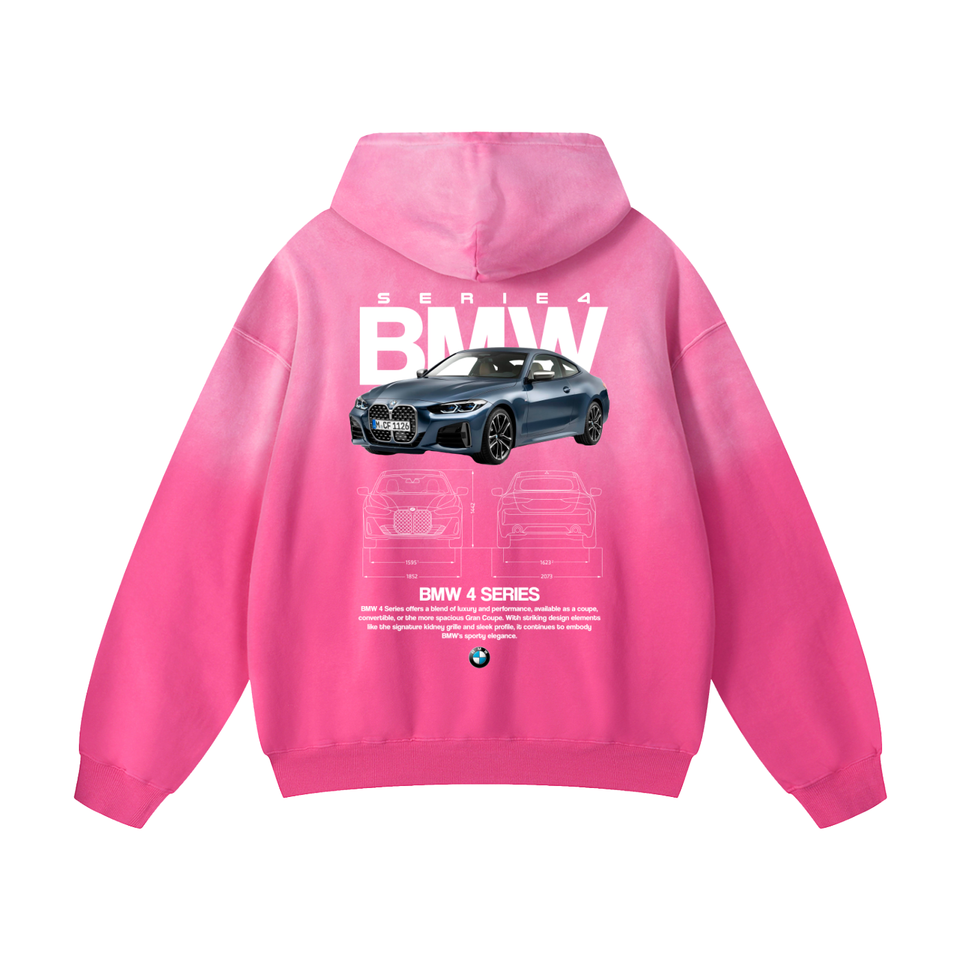 SERIE 4 Heavyweight Sunfade Oversized Hoodie