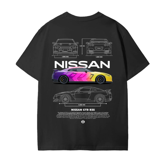 R35 GTR Unisex Seamless Cotton T-Shirt