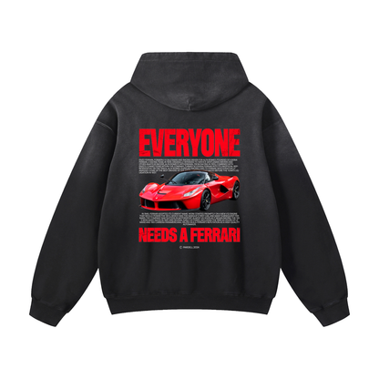 ENF V1 Heavyweight Sunfade Oversized Hoodie