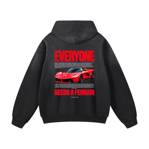 ENF V1 Heavyweight Sunfade Oversized Hoodie