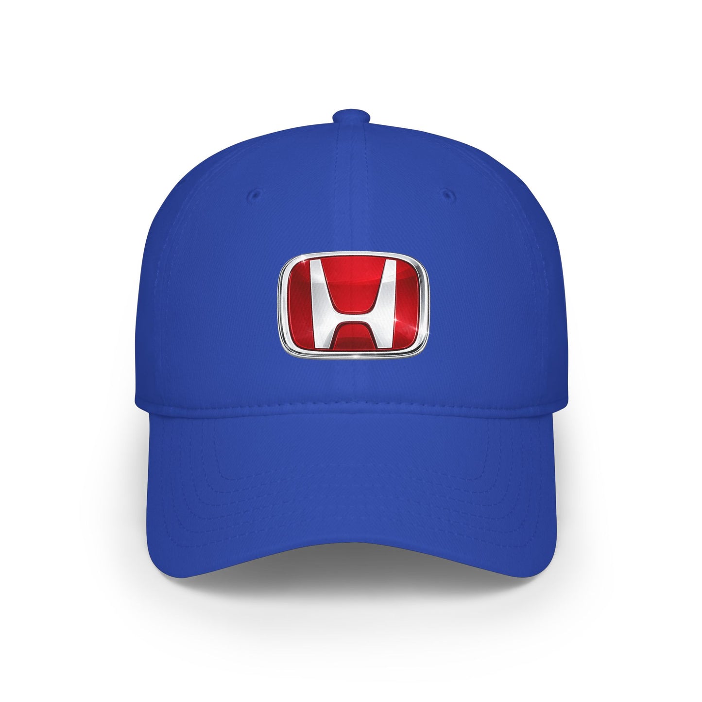 Honda Logo Baseball Cap — Red Low Profile Car Enthusiast Hat