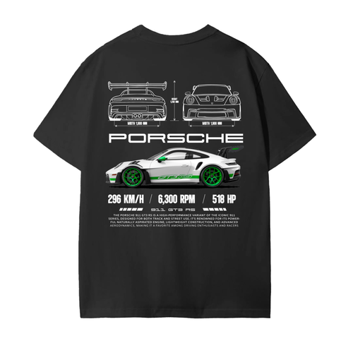 WHITE GREEN 911 Unisex Seamless Cotton T-Shirt