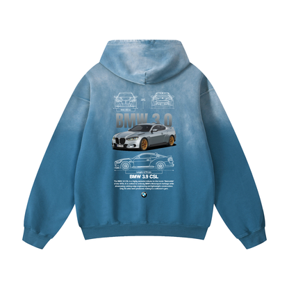 BMW 3.9 Heavyweight Sunfade Oversized Hoodie