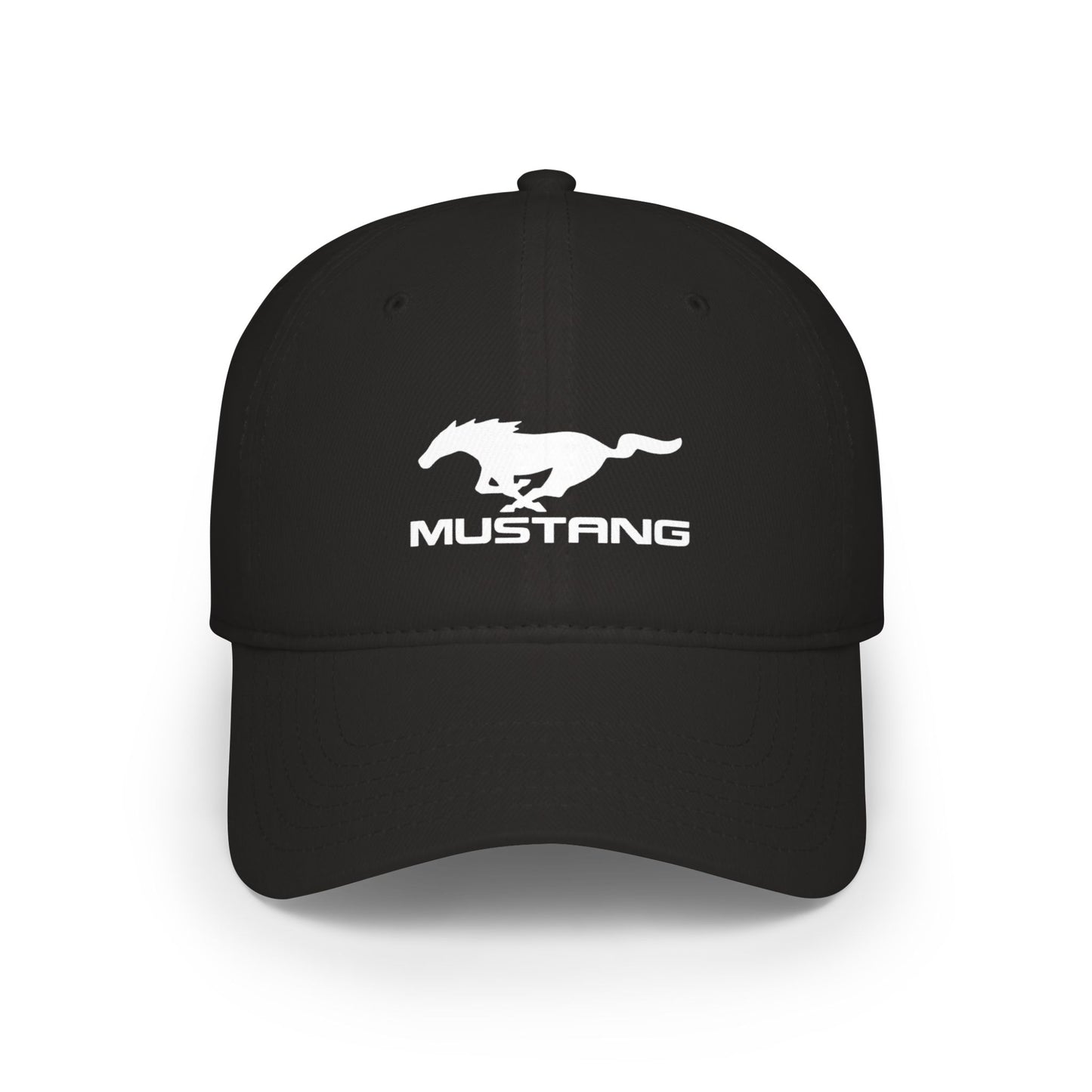 Mustang Baseball Cap — Low Profile Red Hat