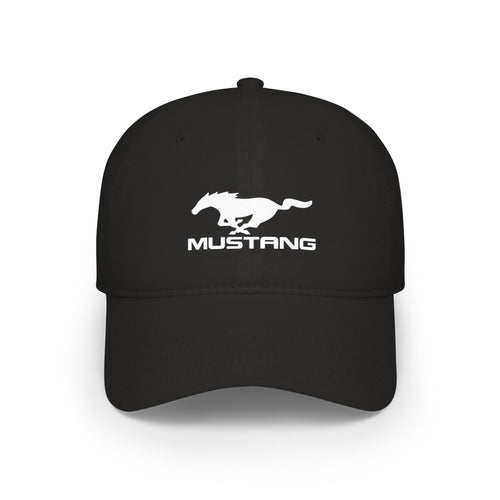 Mustang Baseball Cap — Low Profile Red Hat