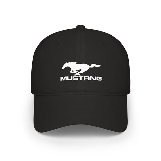 Mustang Baseball Cap — Low Profile Red Hat