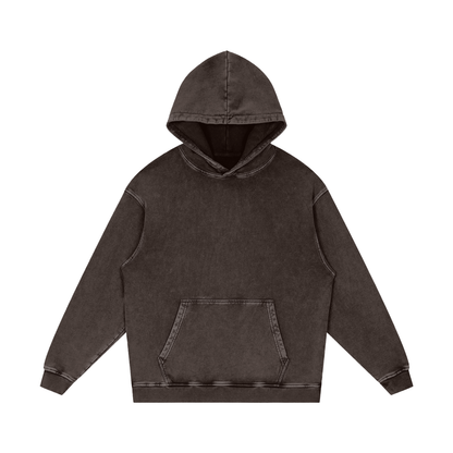 Personalized Car Snow Washed Loose Cotton Hoodie