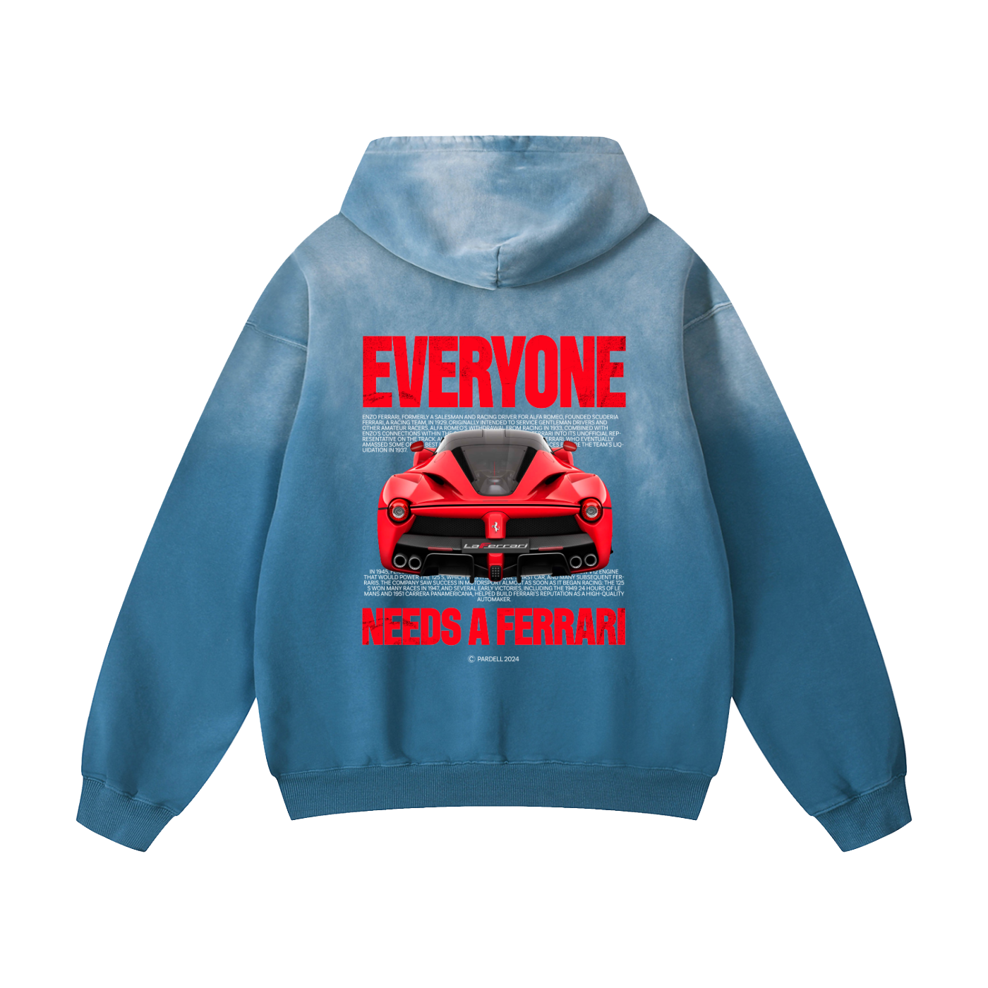 ENF V2 Heavyweight Sunfade Oversized Hoodie