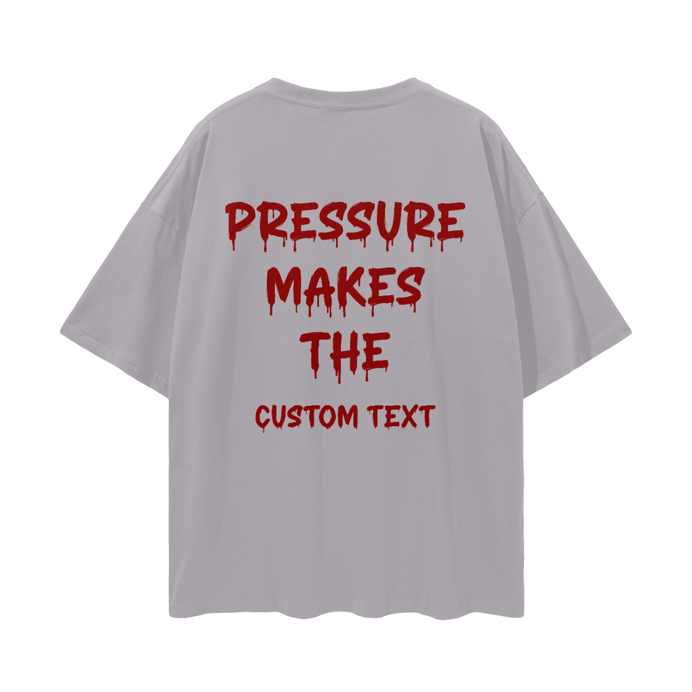 PRUSSURE MAKE CUSTOM Streetwear Loose Drop Shoulder T-Shirt