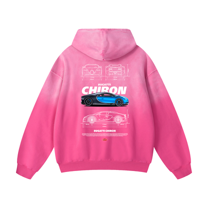 CHIRON 1 Heavyweight Sunfade Oversized Hoodie