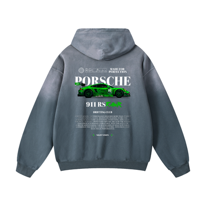 911RS RAW Heavyweight Sunfade Oversized Hoodie