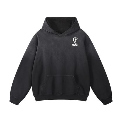 RED SHELLBY GT 500 Heavyweight Sunfade Oversized Hoodie