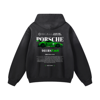 911RS RAW Heavyweight Sunfade Oversized Hoodie