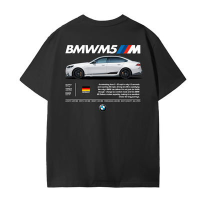 WHITE M5 Unisex Cotton T-Shirt
