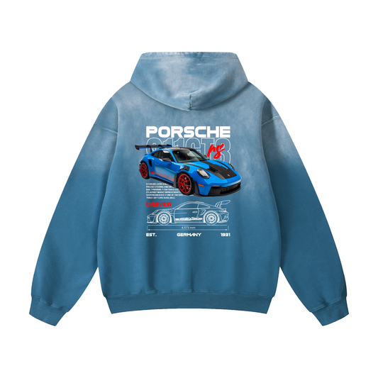 911GT3 Heavyweight Sunfade Oversized Hoodie