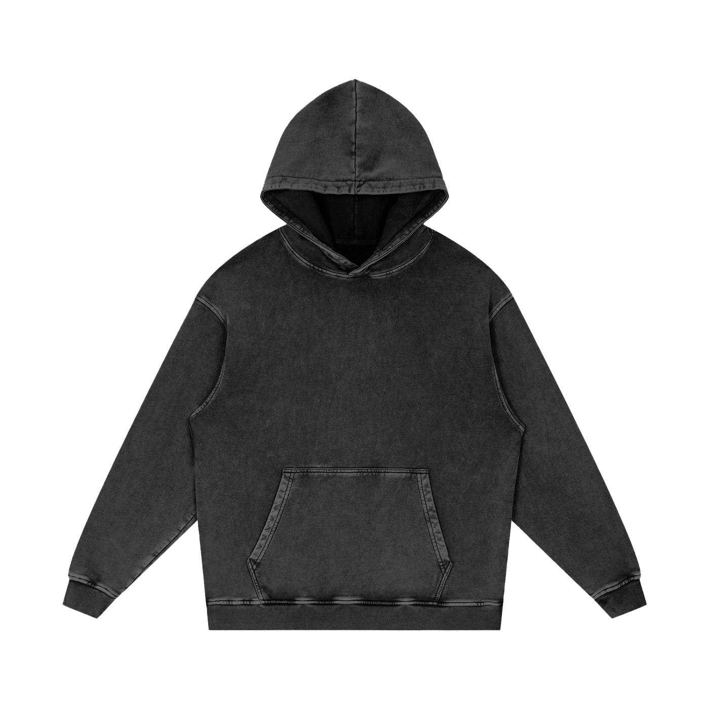 Personalized Car Snow Washed Loose Cotton Hoodie