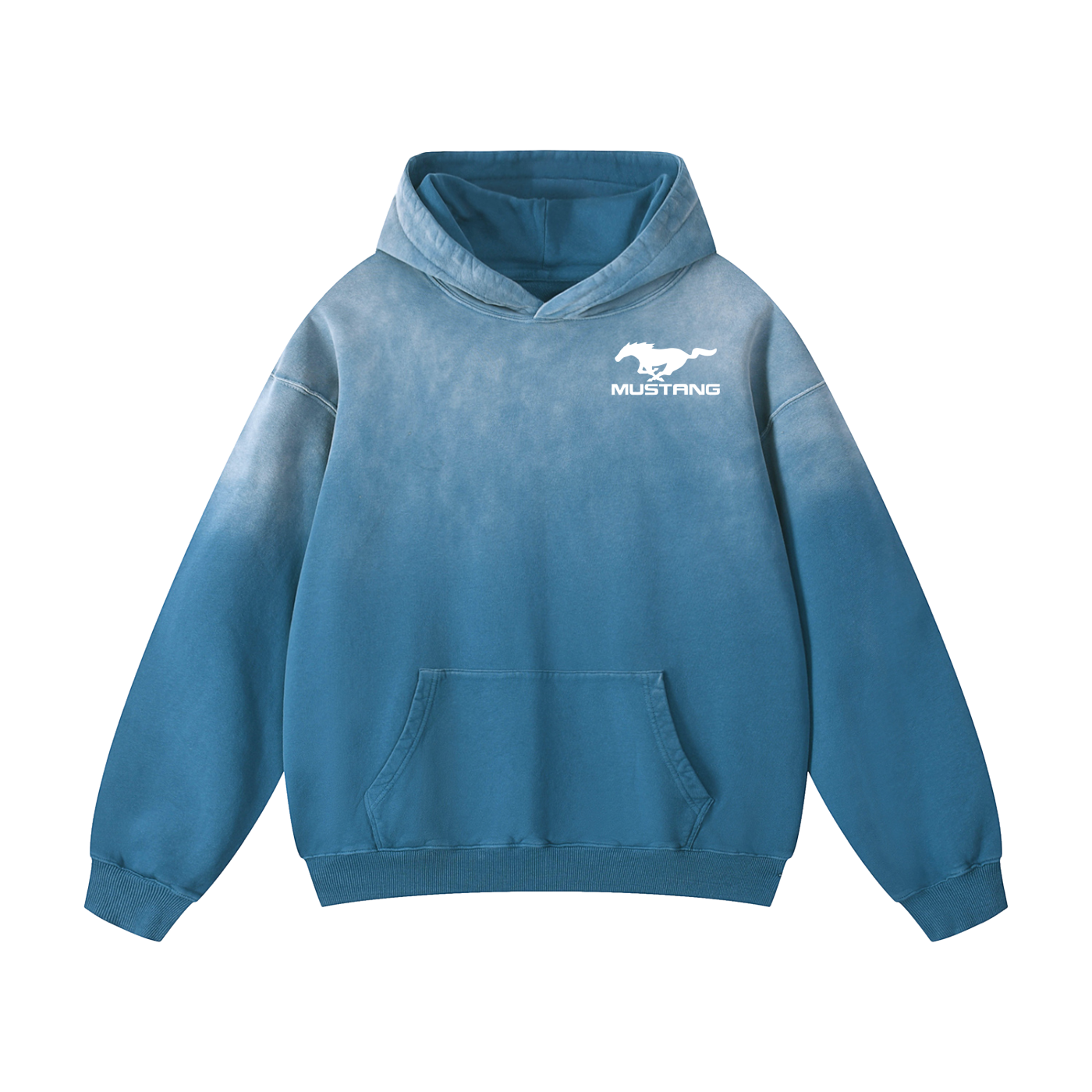 S197 MUSTANG Heavyweight Sunfade Oversized Hoodie