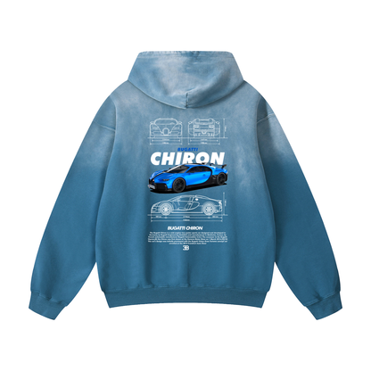 CHRION 3 Heavyweight Sunfade Oversized Hoodie