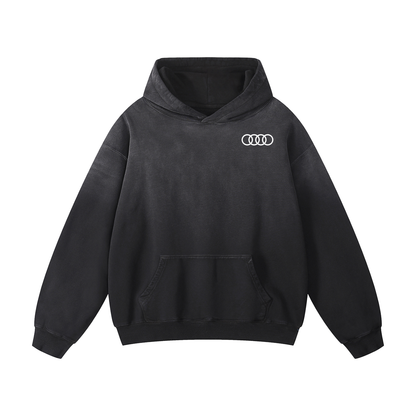 BLUE R8 Heavyweight Sunfade Oversized Hoodie